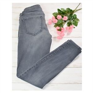 💟 OLD NAVY ROCKSTAR GRAY DENIM JEANS | SIZE 2